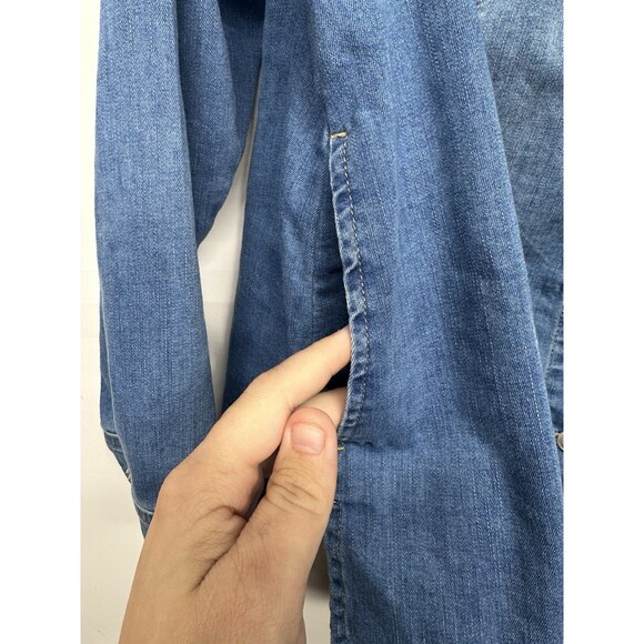 Alfred Dunner Women’s Light Wash Denim Jacket Floral Butterfly Embroidered 1X - Picture 8 of 14